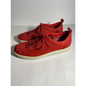 Ecco Women’s Size 39/8.5 Soft 1 Red Suede Danish Design Shoes